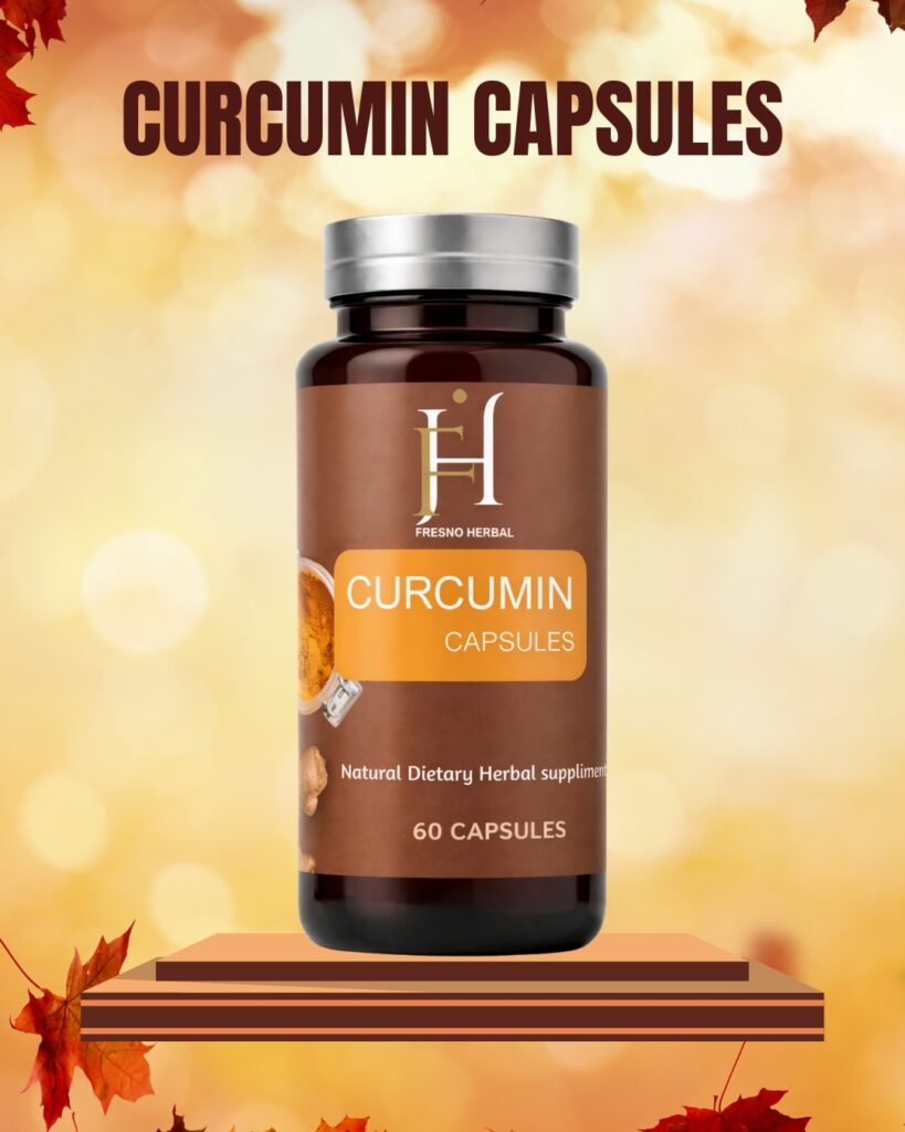 "CURCUMIN CAPSULES" (60 CAPSULES) "Curcumin Capsules: Harnessing the Power of Turmeric for Optimal Health"