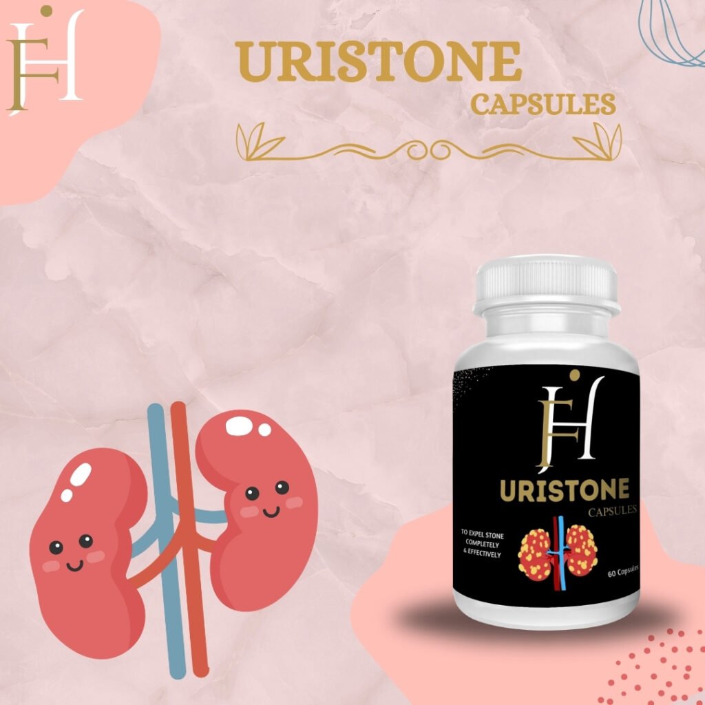 URISTONE CAPSULES (60 CAPSULES) "TO EXPEL STONE COMPLETELY & EFECTIVEELY"